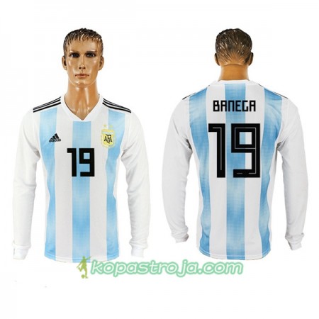 Billiga Fotbollströjor Argentina Banega 19 WM 2018 Hemma tröja Långärmad